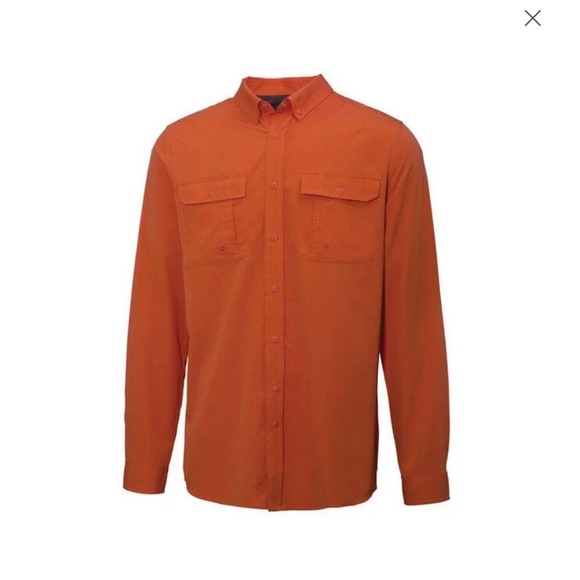 Helly‎ Hanson Men's Frasir Shirt UPF 50 Orange XXL New with tags fishing outdoor - Picture 1 of 12